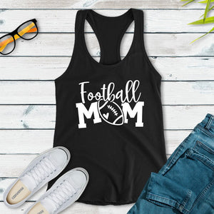 Vest Football Mom Graphic Funny Tank Tops New Women's Racerback Black Sport Mama Tanks Casual Sleeveless Mother's Day Gift Shirt