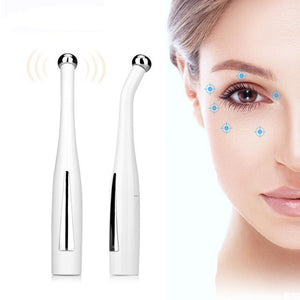 Vibrating Eye Massager Micro-current Eye Wand Negative Ion Importing Frown Lines Remover Anti Wrinkle Eyes Face Skin Care Tools