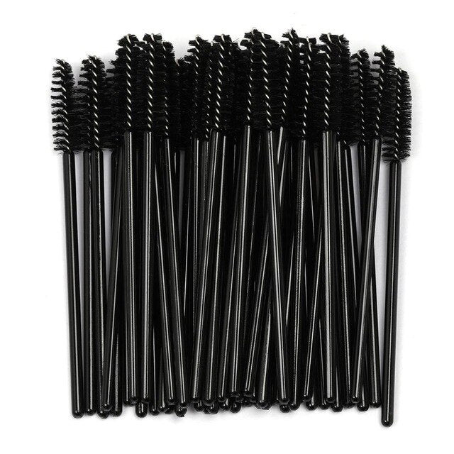 50Pcs Make Up Brushes Eyelash Brush Disposable Mascara Wands Applicator Eye lashes Cosmetic Brushes maquillaje For Makeup Tool