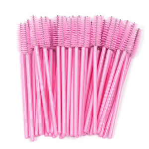 50Pcs Make Up Brushes Eyelash Brush Disposable Mascara Wands Applicator Eye lashes Cosmetic Brushes maquillaje For Makeup Tool