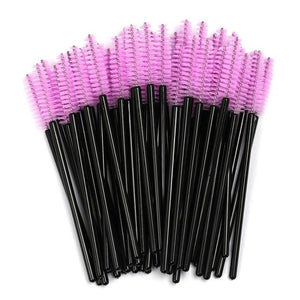 50Pcs Make Up Brushes Eyelash Brush Disposable Mascara Wands Applicator Eye lashes Cosmetic Brushes maquillaje For Makeup Tool